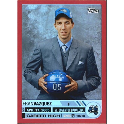 2005-06 Topps Big Game 99 #132 Fran Vazquez