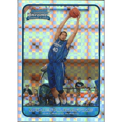 2006-07 Bowman Chrome X-Fractors #132 James Augustine