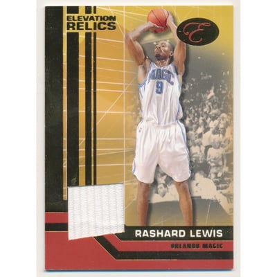 2007-08 Bowman Elevation Relics Red #RL Rashard Lewis