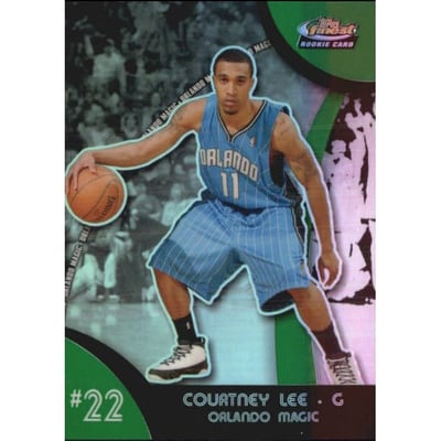 2007-08 Finest Refractors Green #122 Courtney Lee