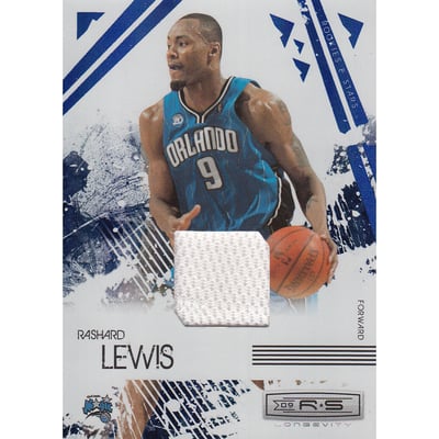 2009-10 Rookies and Stars Longevity Materials Sapphire #70 Rashard Lewis