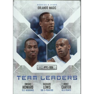 2010-11 Rookies and Stars Team Leaders Holofoil #22 Dwight Howard/Rashard Lewis/Vince Carter