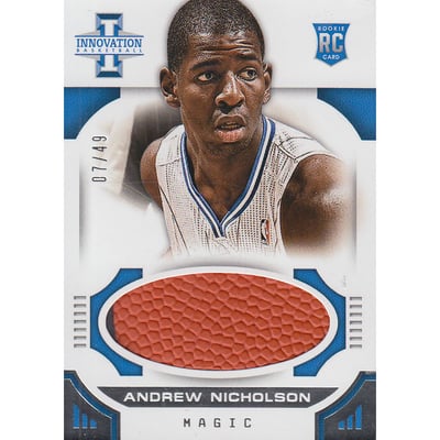 2012-13 Innovation Rookie Basketballs #51 Andrew Nicholson/49