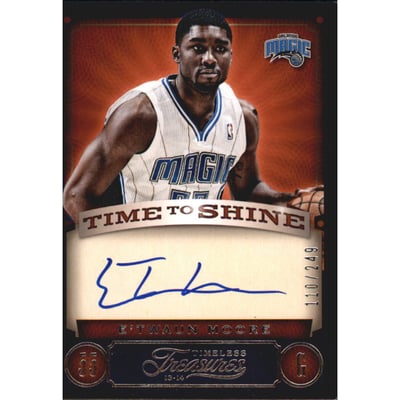 2013-14 Timeless Treasures Time To Shine #22 E'Twaun Moore