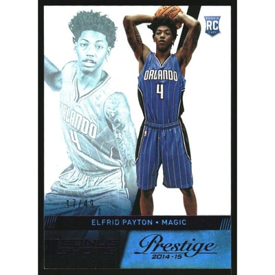 2014-15 Prestige Premium Bonus Shots Purple #170 Elfrid Payton