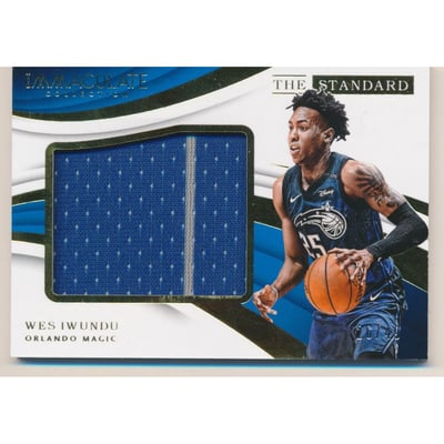 2017-18 Immaculate Collection The Standard Relics #ST86 Wes Iwundu/49