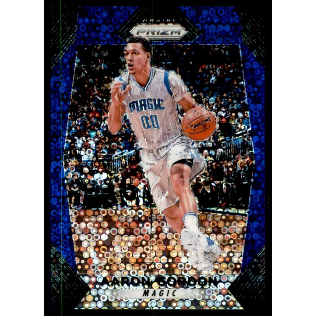 2017-18 Panini Prizm Prizms Fast Break Blue #72 Aaron Gordon