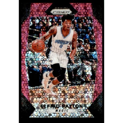 2017-18 Panini Prizm Prizms Fast Break Pink #71 Elfrid Payton