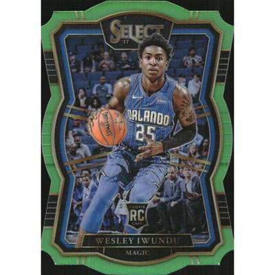 2017-18 Select Prizms Die Cut Neon Green #148 Wes Iwundu