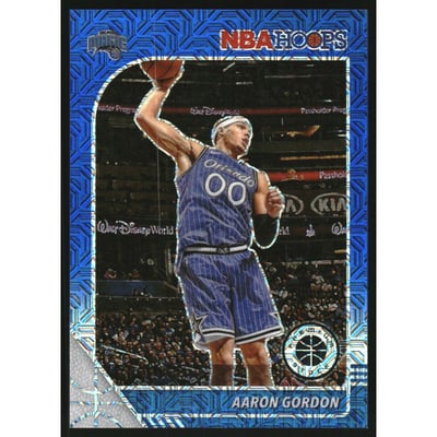 2019-20 Hoops Premium Stock Prizms Blue Mojo #137 Aaron Gordon