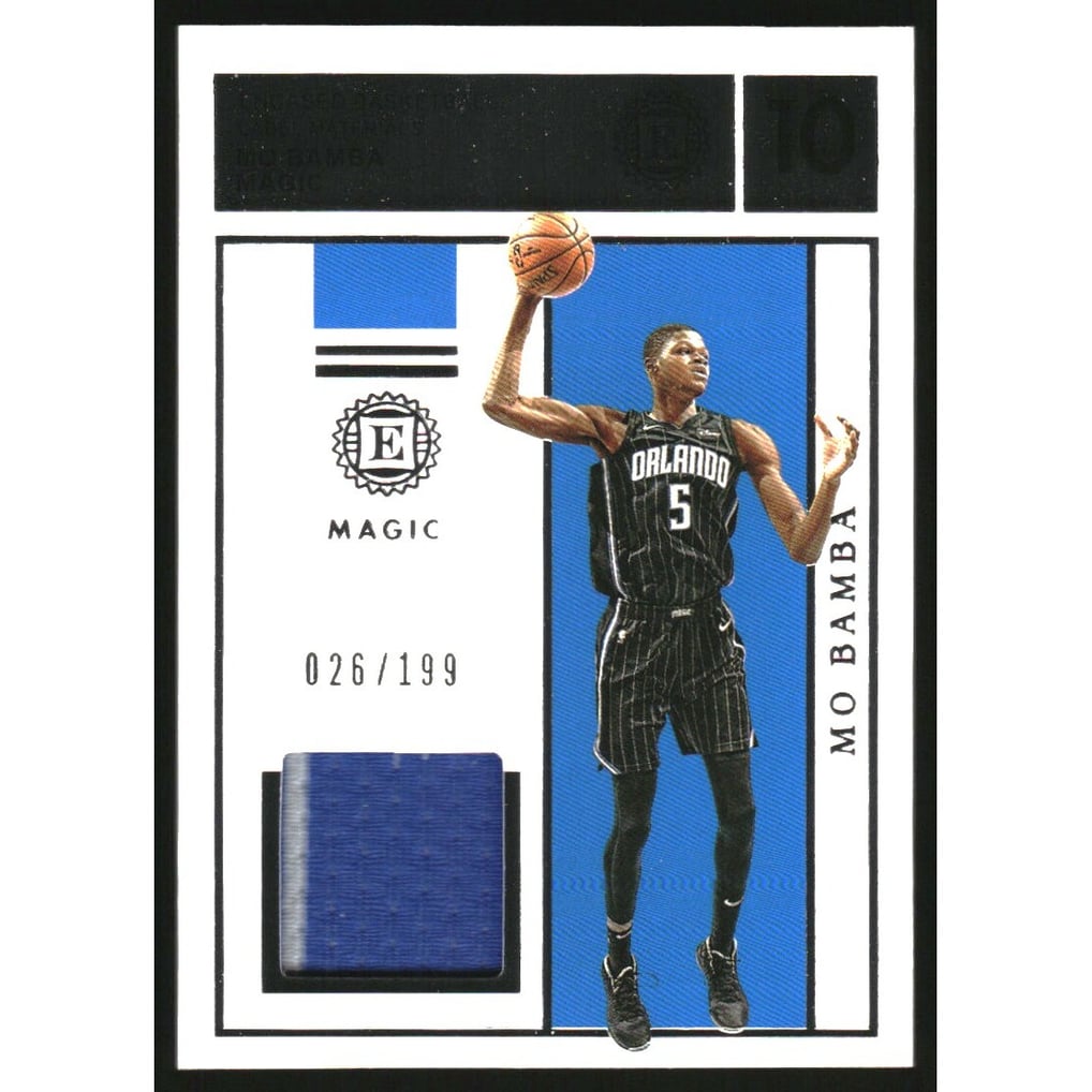 2019-20 Panini Encased Label Materials #42 Mo Bamba/199