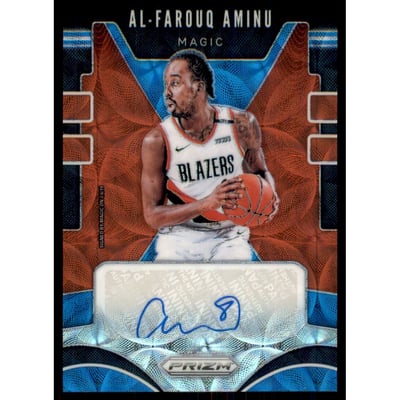 2019-20 Panini Prizm Signatures Prizms Choice #34 Al-Farouq Aminu