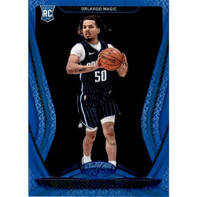 2020-21 Certified Mirror Blue #186 Cole Anthony