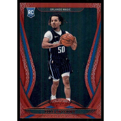 2020-21 Certified Mirror Red #186 Cole Anthony