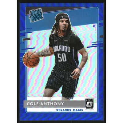2020-21 Donruss Optic Blue #165 Cole Anthony RR