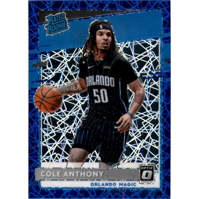 2020-21 Donruss Optic Blue Velocity #165 Cole Anthony RR