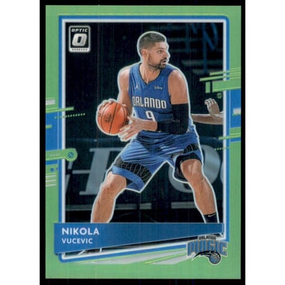2020-21 Donruss Optic Lime Green #130 Nikola Vucevic