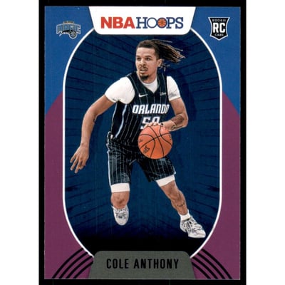 2020-21 Hoops Purple #234 Cole Anthony