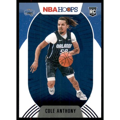 2020-21 Hoops Purple Winter #234 Cole Anthony