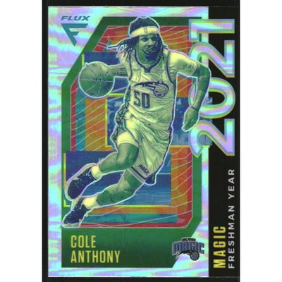 2020-21 Panini Flux Freshman Year Silver #12 Cole Anthony