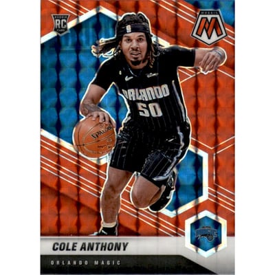 2020-21 Panini Mosaic Mosaic Red #207 Cole Anthony