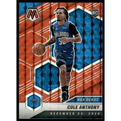2020-21 Panini Mosaic Mosaic Red #268 Cole Anthony