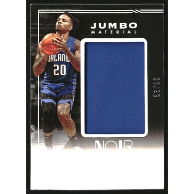 2020-21 Panini Noir Jumbo Material #20 Markelle Fultz