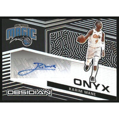 2020-21 Panini Obsidian Onyx Autographs #29 Karim Mane/149