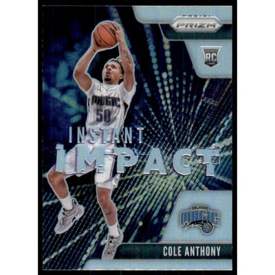 2020-21 Panini Prizm Instant Impact Prizms Silver #12 Cole Anthony