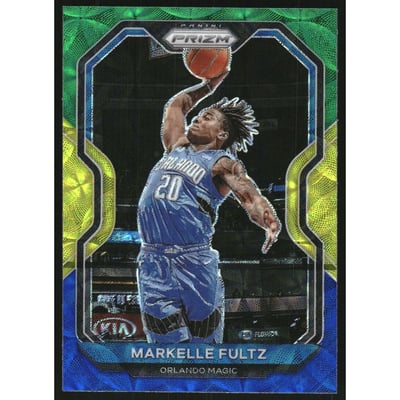 2020-21 Panini Prizm Prizms Choice Blue Yellow and Green #229 Markelle Fultz