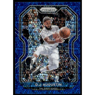 2020-21 Panini Prizm Prizms Fast Break Blue #161 D.J. Augustin