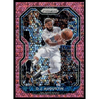 2020-21 Panini Prizm Prizms Fast Break Pink #161 D.J. Augustin