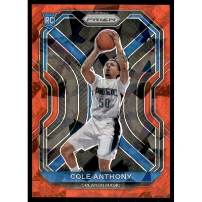 2020-21 Panini Prizm Prizms Red Ice #292 Cole Anthony