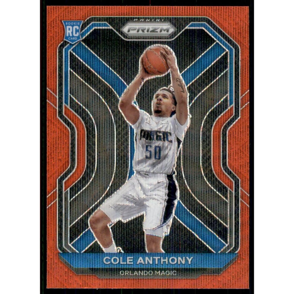 2020-21 Panini Prizm Prizms Ruby Wave #292 Cole Anthony