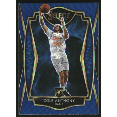 2020-21 Select Prizms Blue #177 Cole Anthony