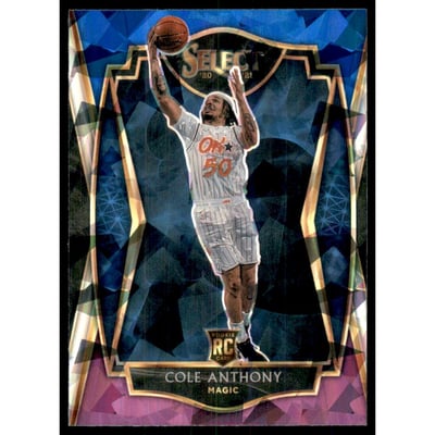 2020-21 Select Prizms Blue White Purple Ice #177 Cole Anthony