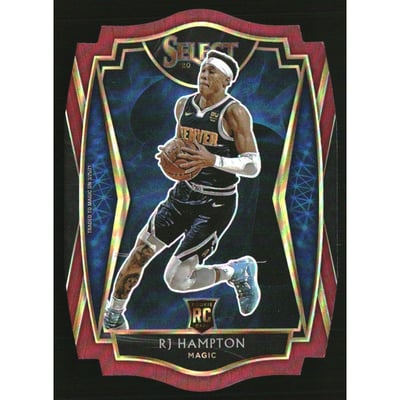 2020-21 Select Prizms Maroon Die Cut #195 RJ Hampton