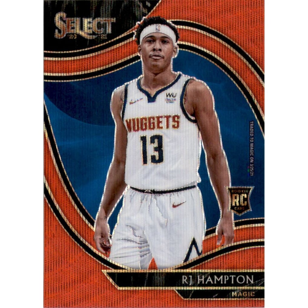 2020-21 Select Prizms Red Wave #277 RJ Hampton