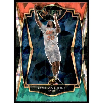 2020-21 Select Prizms Red White Green Ice #177 Cole Anthony