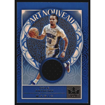 2021-22 Court Kings Art Nouveau Materials #38 Cole Anthony