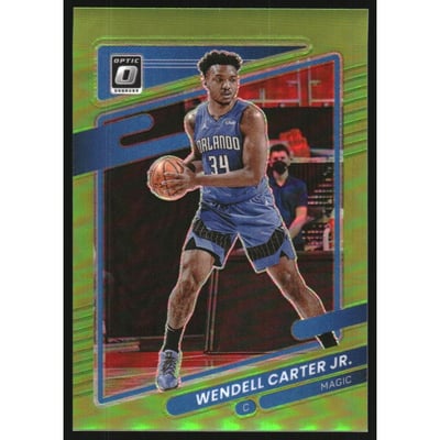 2021-22 Donruss Optic Lime Green #24 Wendell Carter Jr.