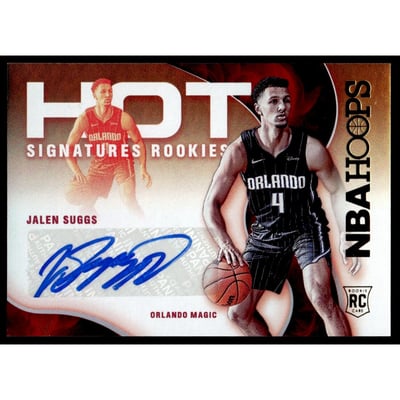 2021-22 Hoops Hot Signatures Rookies #6 Jalen Suggs