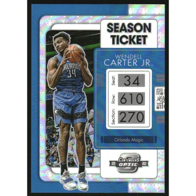 2021-22 Panini Contenders Optic 75th Anniversary #66 Wendell Carter Jr.