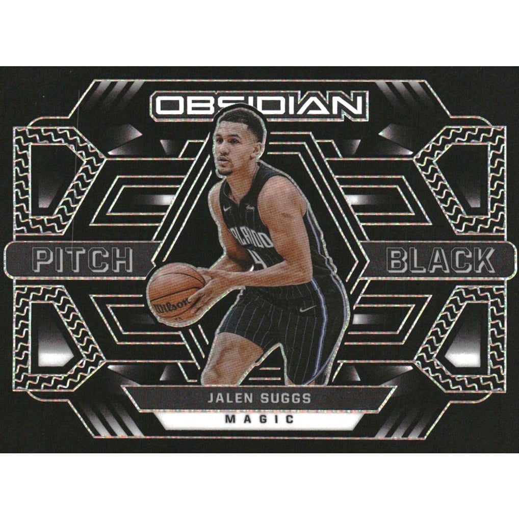2021-22 Panini Obsidian Pitch Black #23 Jalen Suggs