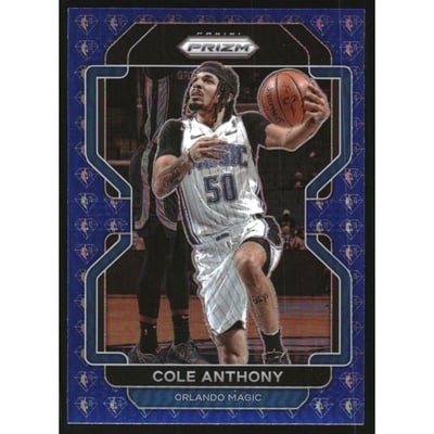 2021-22 Panini Prizm Prizms NBA 75th Anniversary #121 Cole Anthony