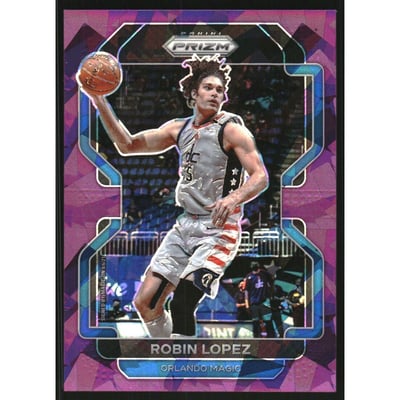 2021-22 Panini Prizm Prizms Purple Ice #34 Robin Lopez