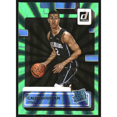 2022-23 Donruss Holo Green Laser #232 Caleb Houstan RR