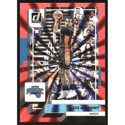 2022-23 Donruss Holo Red Laser #82 Cole Anthony