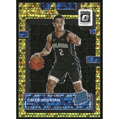 2022-23 Donruss Optic Fast Break Gold #229 Caleb Houstan RR RC Rookie