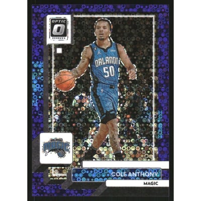 2022-23 Donruss Optic Fast Break Purple #145 Cole Anthony